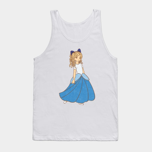 Princess Cat Tank Top by EV Visuals